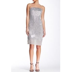 Trina Turk Belmont Strapless Sequin Dress Size 6